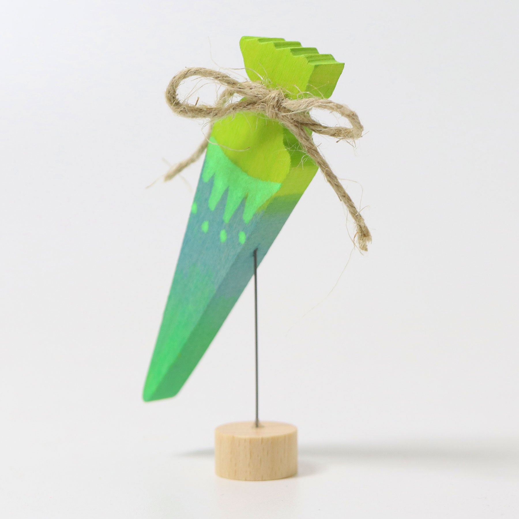 Deco School Cone Neon Green - Grimm's