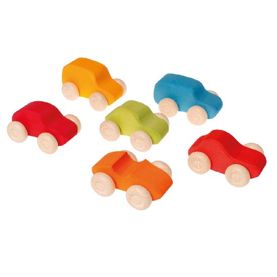 Cars 6 pcs, multi-coloured