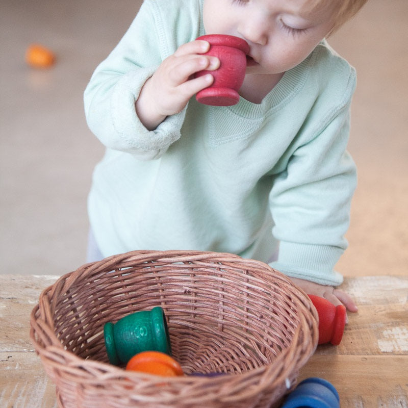 Coloured Mates / Pots / Egg Cups 12 pcs (12 colours)