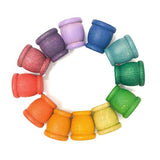 Coloured Mates / Pots / Egg Cups 12 pcs (12 colours)