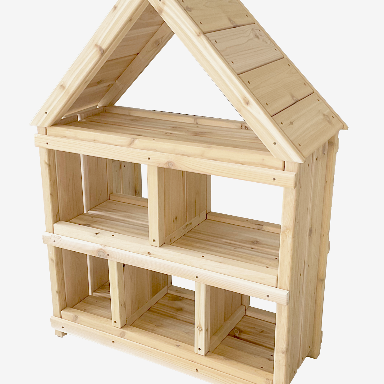 Cedar Dollhouse 3-storey - Just Playing