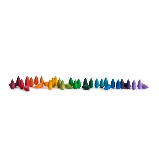 Mandala Rainbow Snowflakes 36pcs (12 colours)