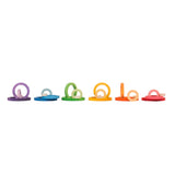 Coloured Nest Rings 24 pcs (6 colours)