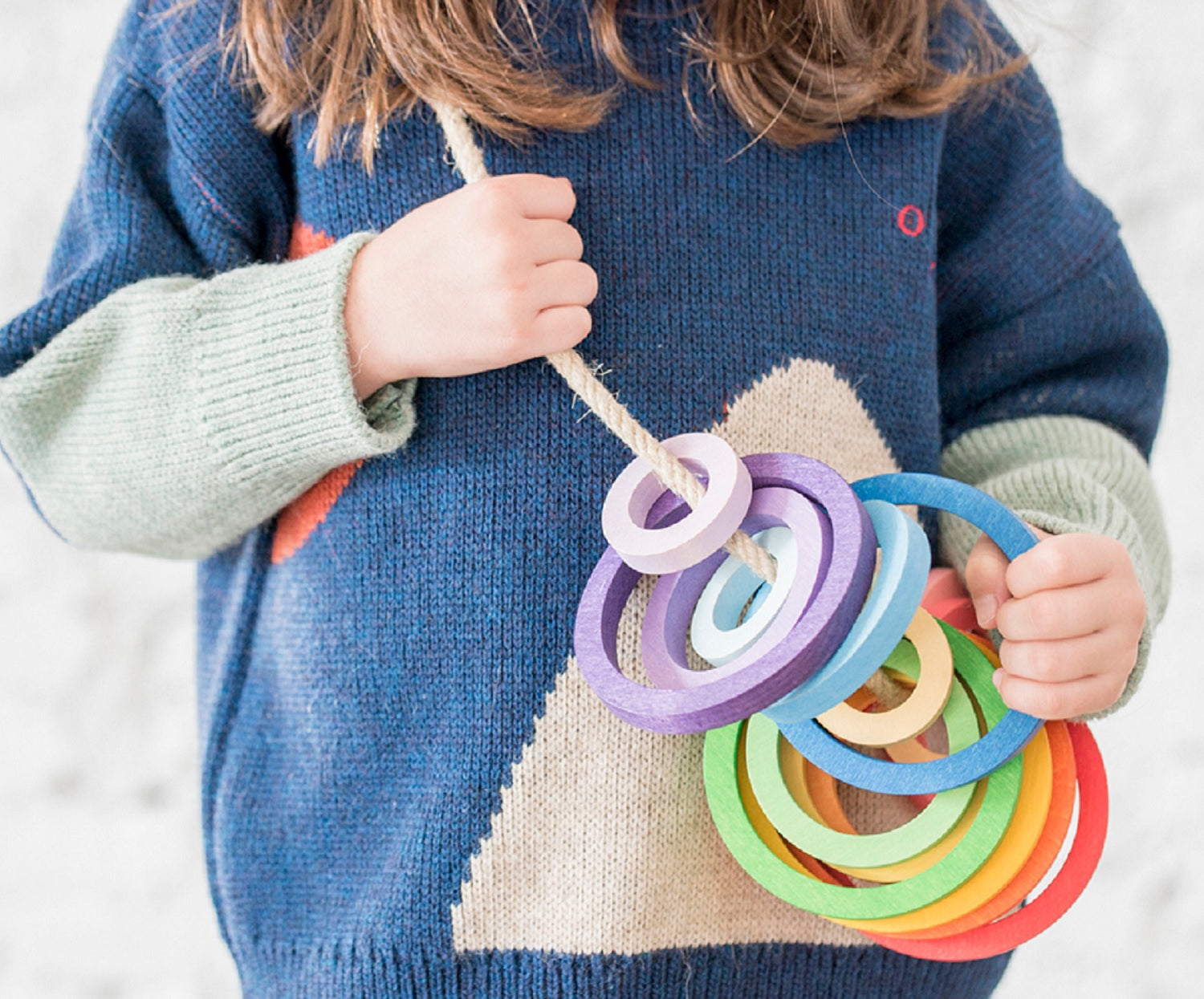 Coloured Nest Rings 24 pcs (6 colours)