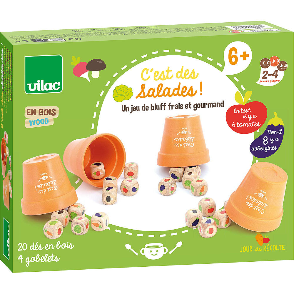 Vilac - Game - C'est des Salades Bluff / Ludo