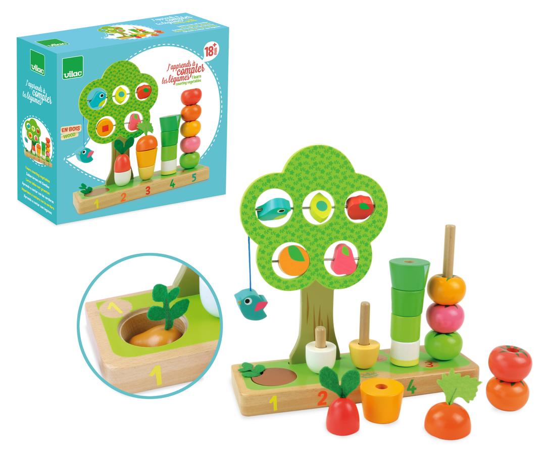 Activity - I learn counting vegetables