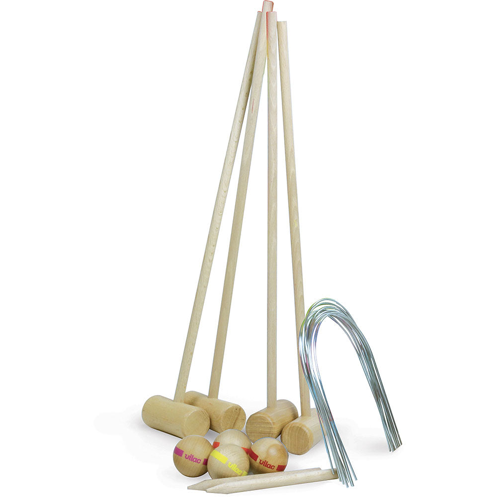 Outdoor - Croquet Set, Junior 4 Player