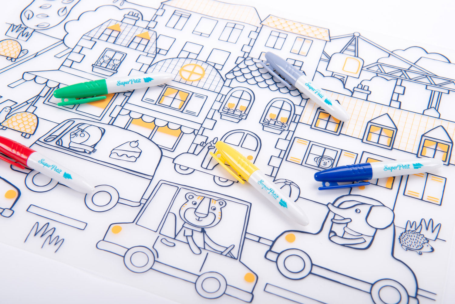 Popipop - Silicone Colouring Set