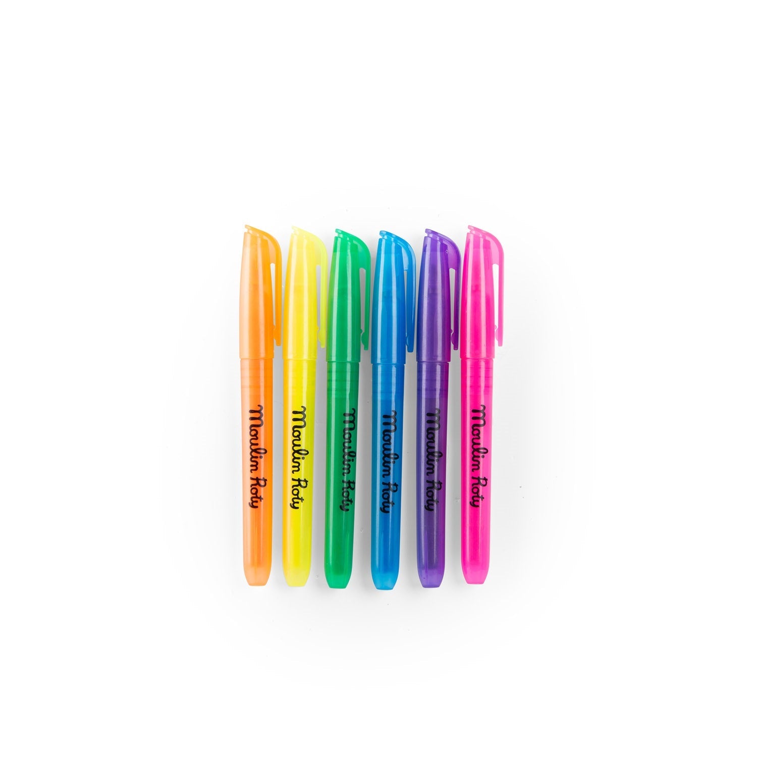 Les Loufoques - 6 Neon Felt Pens