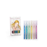 Les Rosalies - 6 Glitter Felt Pens