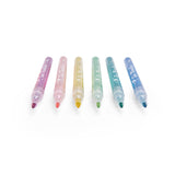 Les Rosalies - 6 Glitter Felt Pens