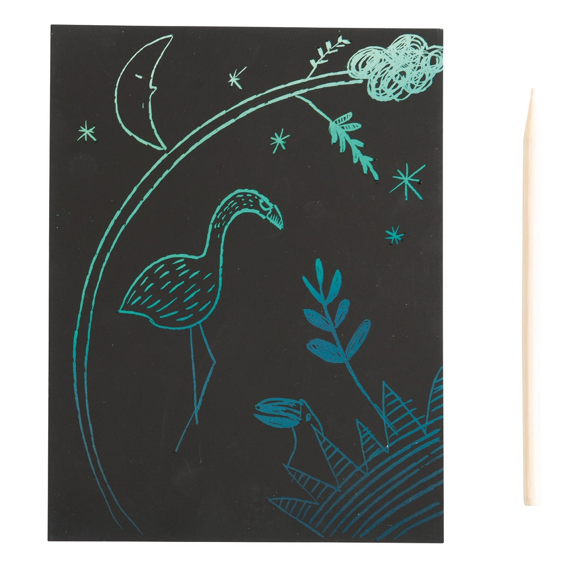 Petites Merveilles - Scratch Art Card (18 Assorted)