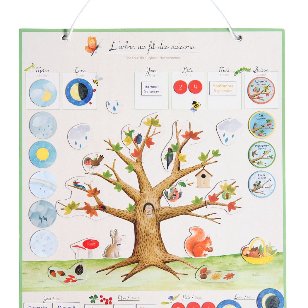 Le Botaniste - Seasons Magnetic Calendar