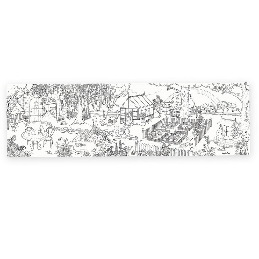 Le Jardinier - Giant Colouring Poster