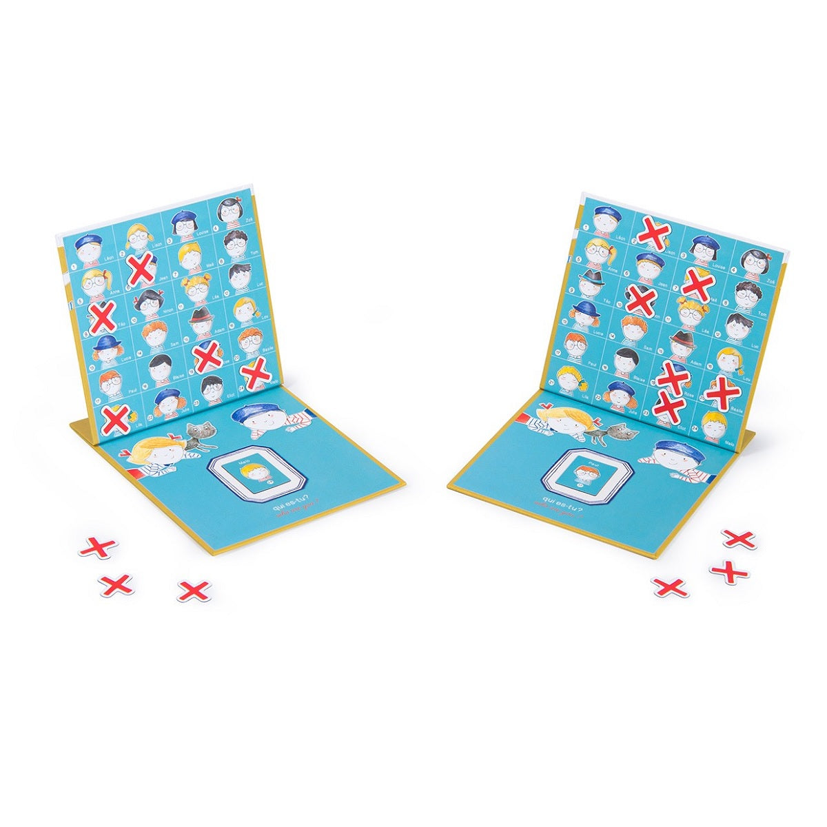 Aujourd Hui Cest Mercredi - Magnetic Guess Who Game