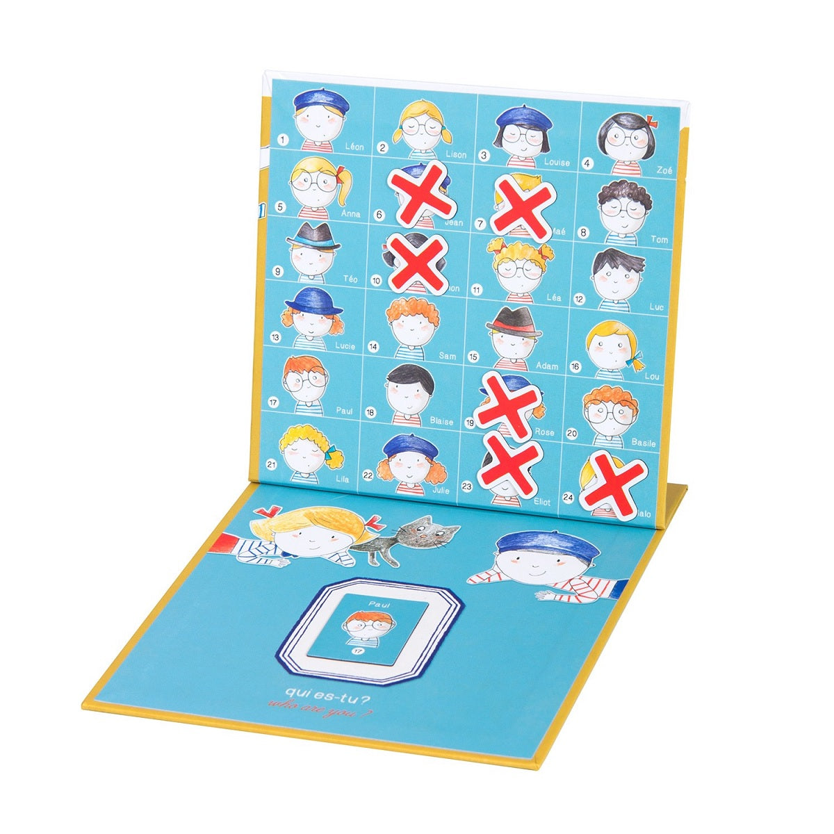 Aujourd Hui Cest Mercredi - Magnetic Guess Who Game