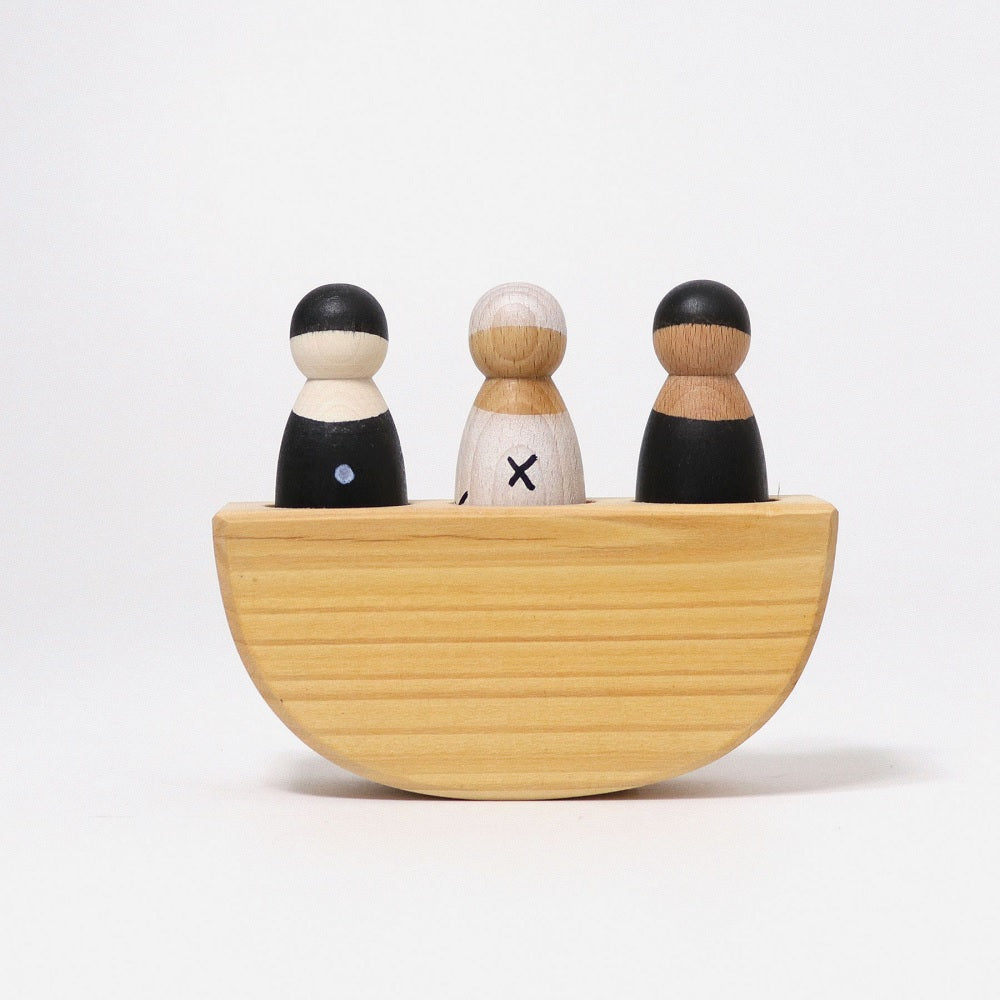 3 in a Boat, monochrome