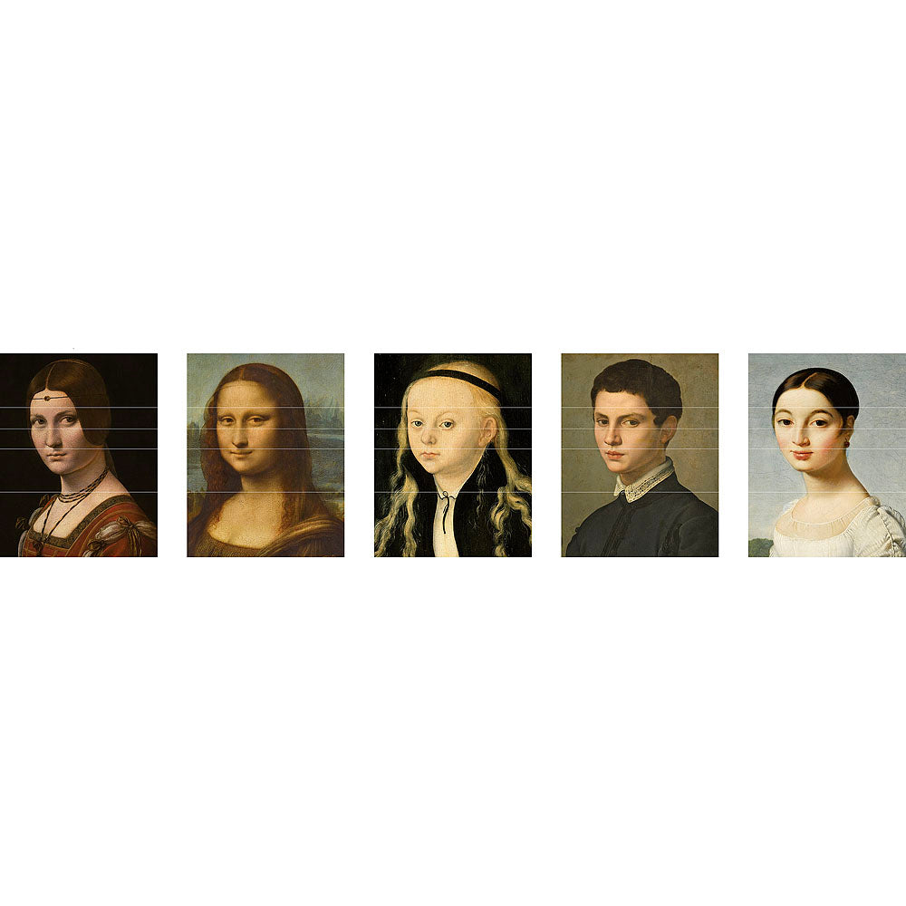 Vilac - Louvre - Mixed Portraits Magnets