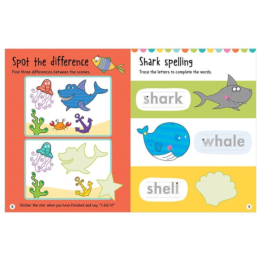 Big Stickers for Little Hands BLUE