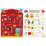 Balloon Stickers Farmyard Activity Book
