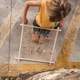 Frame with hemp cord