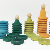 Coloured Nins, Rings and Coins (no basic colours)