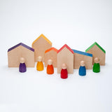 Coloured Houses and Nins (6 colours)