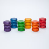 Coloured Coins 36 pcs (6 colours)