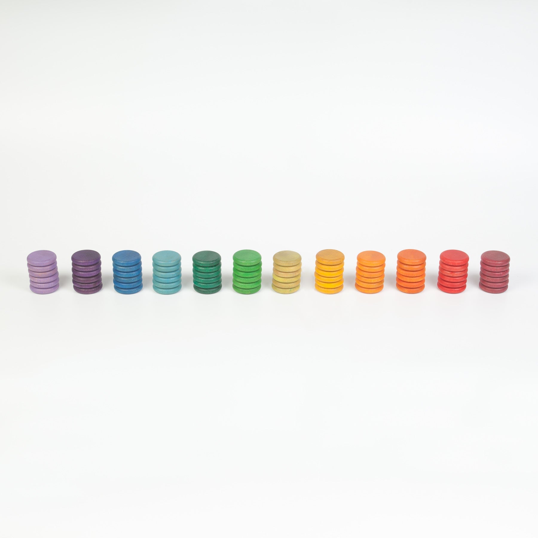 Coloured Coins 72 pcs (12 colours)
