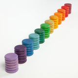 Coloured Coins 72 pcs (12 colours)