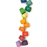 Coloured Mates / Pots / Egg Cups 12 pcs (12 colours)