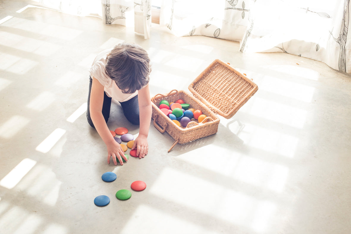 Coloured Rounds 30 pcs (6 colours)