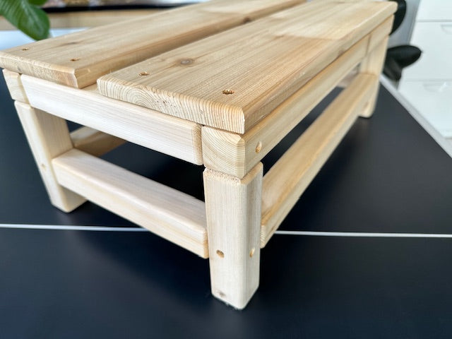 Cedar Perch Bench / Stool 21 x 12 x 10 - Just Playing