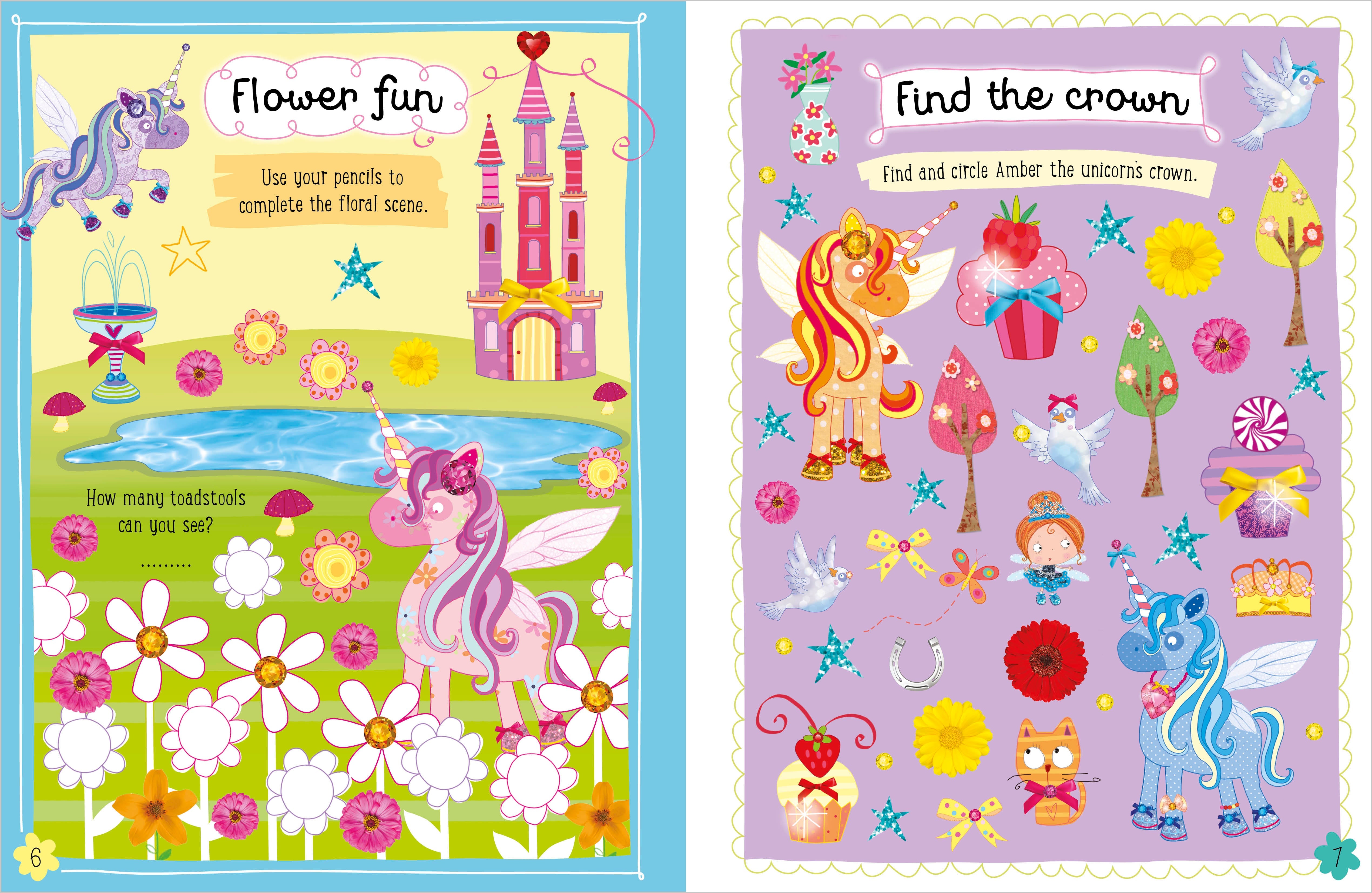 I Love Unicorns - PB w/Puffy Stickers