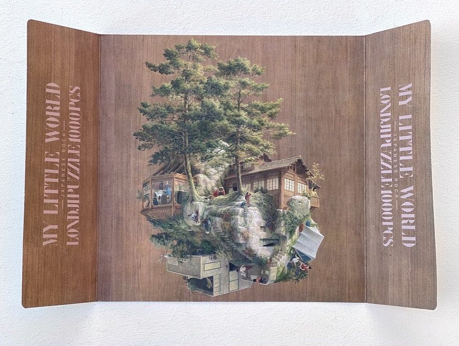 Puzzle - My Little World Japanese Rock by Cinta Vidal 1000pc