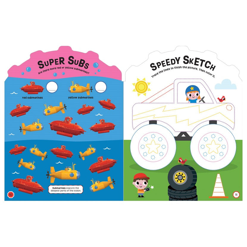 Mighty Machines Activity Book