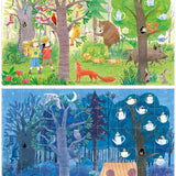 Puzzle - Night & Day in the Forest Reversible Puzzle