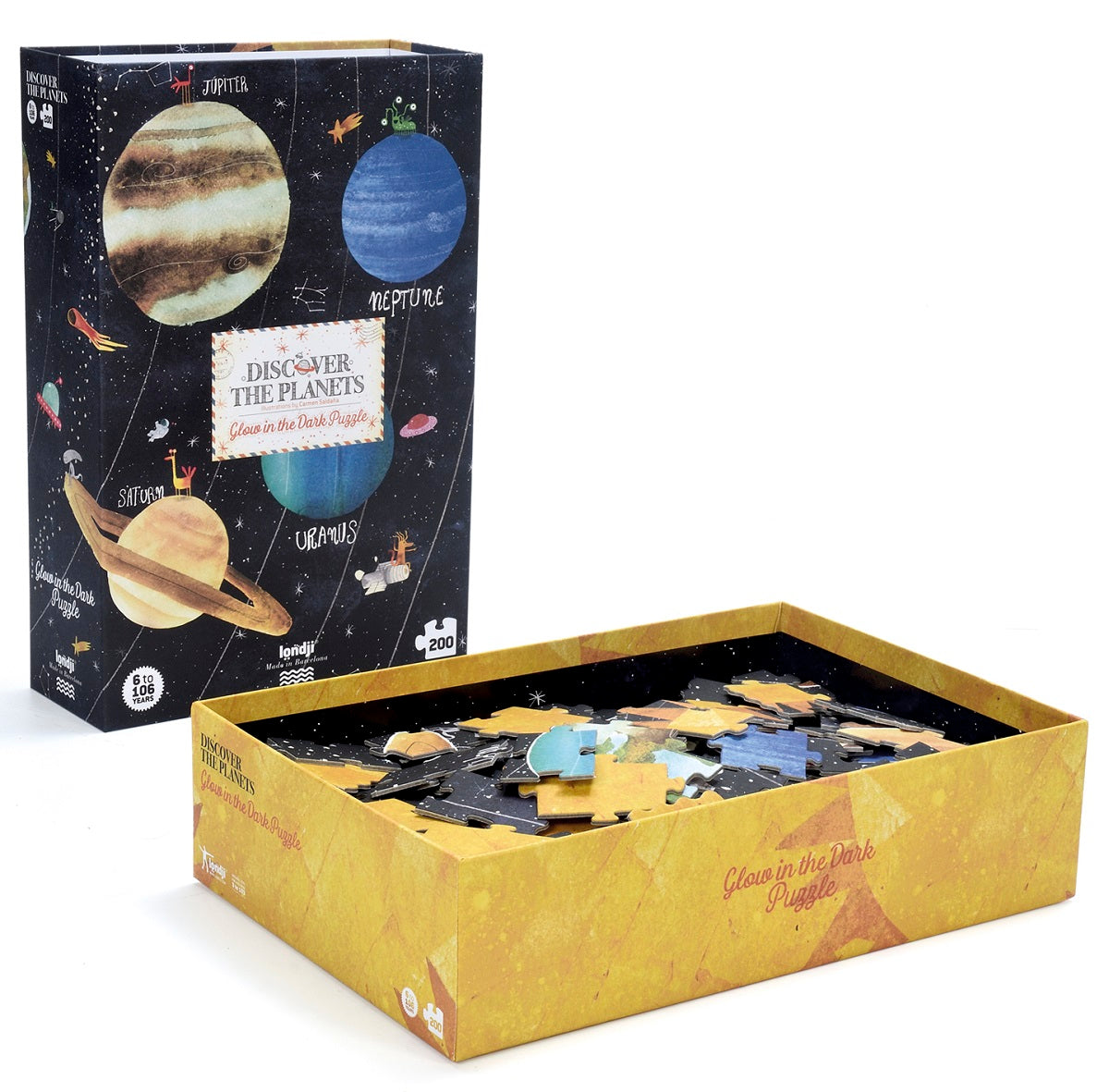 Puzzle - Discover the Planets Glow-in-the-Dark Puzzle