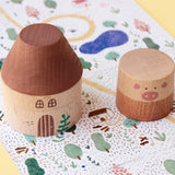 Wooden Toy - My Three Little Pigs