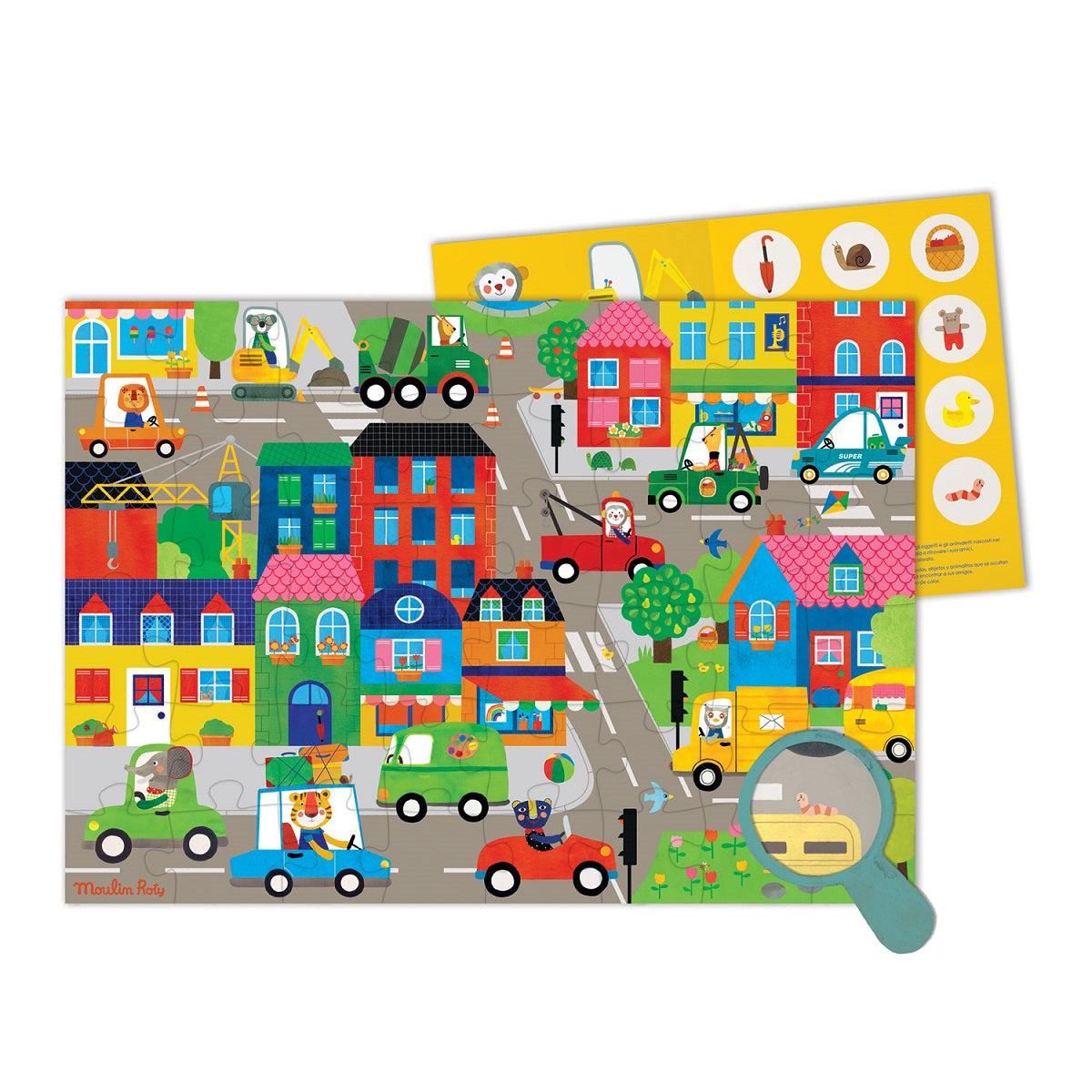Popipop - In Town! Puzzle 48pcs