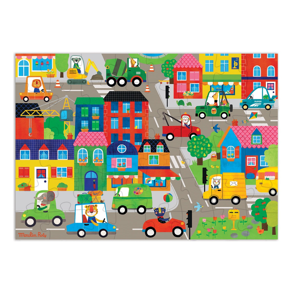 Popipop - In Town! Puzzle 48pcs