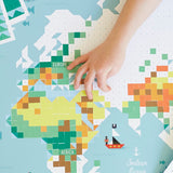 Sticker Poster World Map