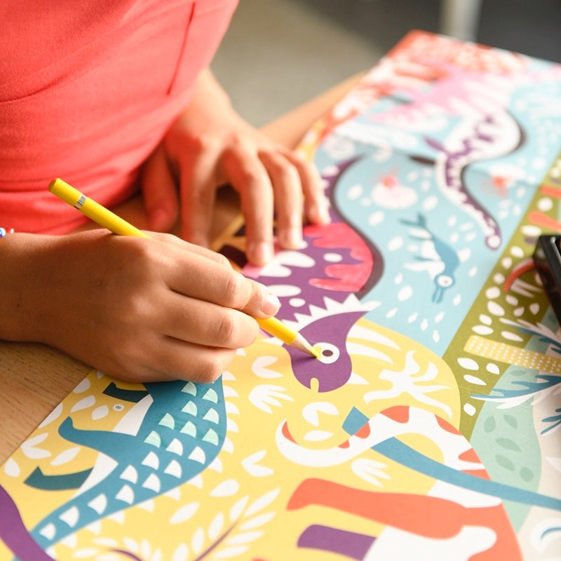 Colouring Poster Dinosaurs