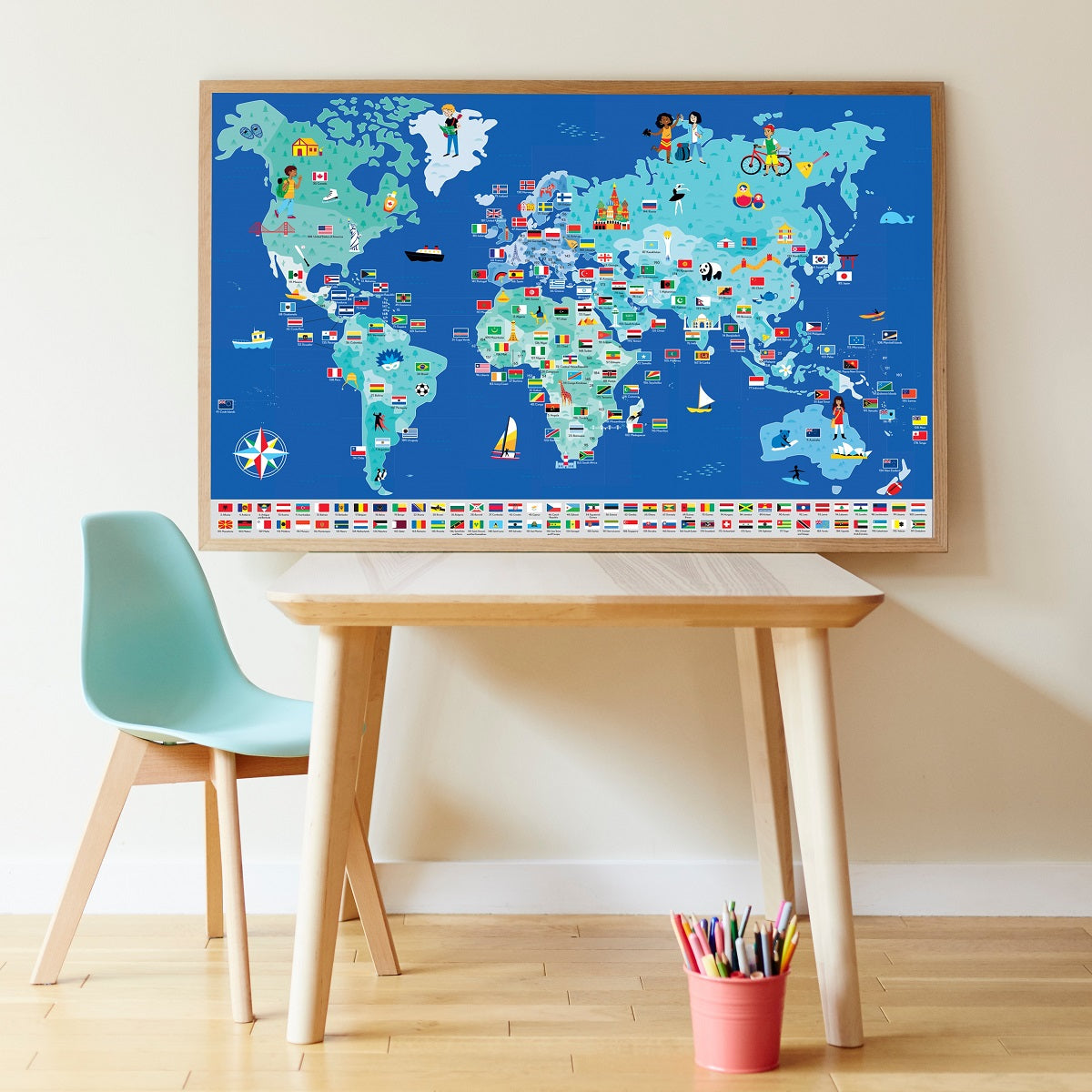 Discovery Poster World Flags