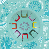 6" Tambu 8 Tones TEAL PEAL
