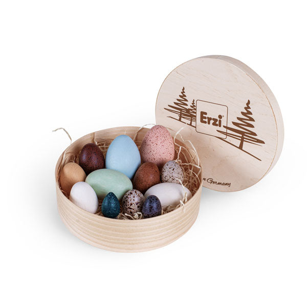 Set of Decorative Wooden Eggs