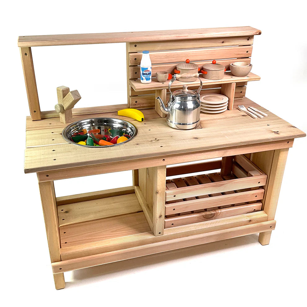 Cedar Shelf for Kitchen - Just Playing
