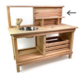 Cedar Shelf for Kitchen - Just Playing