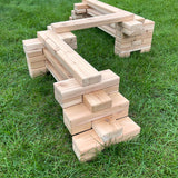 Cedar Stacking Balance Beams Set of 8
