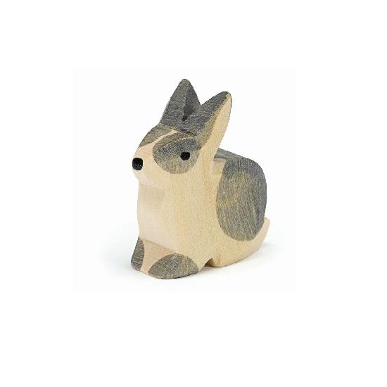 Rabbit B&W Sitting